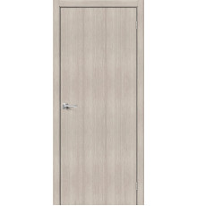 Дверь межкомнатная из эко шпона «Браво-0» Cappuccino Melinga глухая