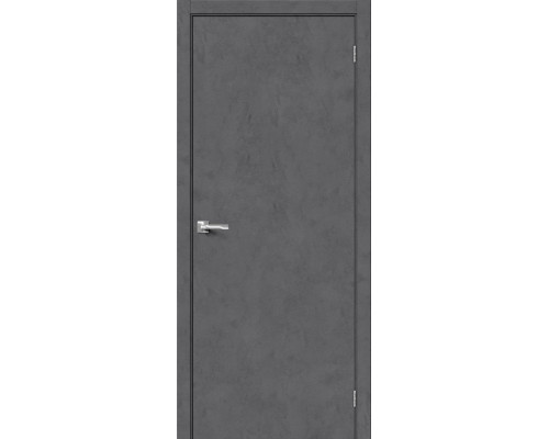 Дверь межкомнатная из эко шпона «Браво-0» Slate Art глухая