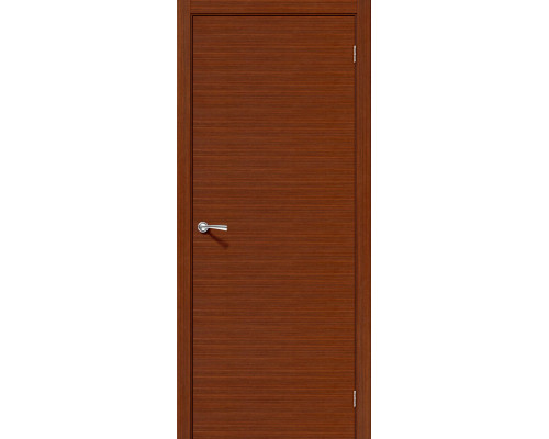 Дверь межкомнатная шпонированная «Соло 0.H» Ф-15 (Макоре) (Шпон файн-лайн) глухая