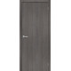 Дверь межкомнатная из эко шпона «Браво-0» Grey Melinga глухая