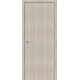 Дверь межкомнатная из эко шпона «Браво-0» Cappuccino Melinga глухая