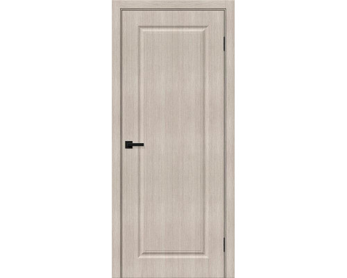 Дверь межкомнатная из эко шпона «Скинни-10» Cappuccino Melinga глухая