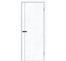 Дверь межкомнатная из эко шпона «Браво-0.10.П» Snow Art глухая