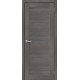 Дверь межкомнатная из эко шпона «Браво-21» Grey Melinga глухая