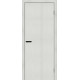 Дверь межкомнатная из эко шпона «Браво-0» Bianco Melinga глухая