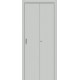 Дверь межкомнатная складная «Браво-0.П» Grey Silk глухая