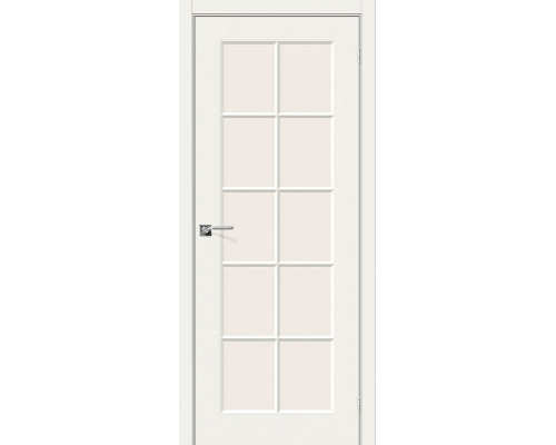 Дверь межкомнатная «Скинни-11.1» Whitey остекление Magic Fog