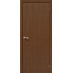 Дверь межкомнатная шпонированная «Соло 0.V» Орех (Шпон файн-лайн) глухая
