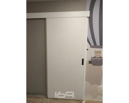 Дверь межкомнатная крашенная «Браво-0» Whitey (Эмаль) глухая