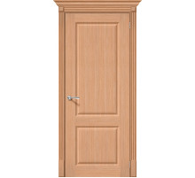 Дверь межкомнатная шпонированная «Статус-12» Дуб Ф-01 (Шпон файн-лайн) глухая