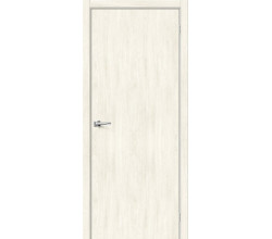 Дверь межкомнатная из эко шпона «Браво-0» Nordic Oak глухая
