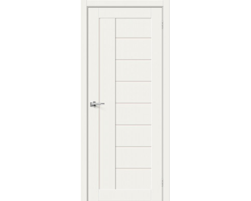 Дверь межкомнатная «Браво-29» White Mix остекление Magic Fog