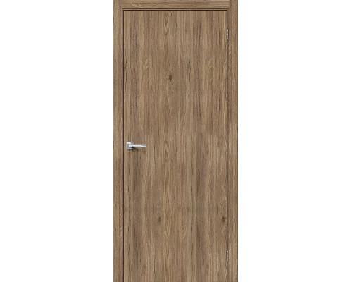 Дверь межкомнатная из эко шпона «Браво-0» Original Oak глухая
