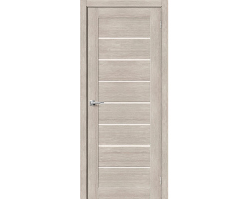 Дверь комплект с коробкой и наличниками Bravo ЭКО Браво-22 Cappuccino Melinga Magic Fog 190*55