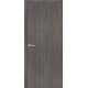 Дверь межкомнатная из эко шпона «Браво-0» Grey Melinga глухая