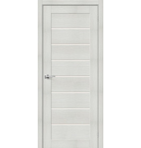 Дверь комплект с коробкой и наличниками Bravo ЭКО Браво-22 Bianco Veralinga Magic Fog 200*60