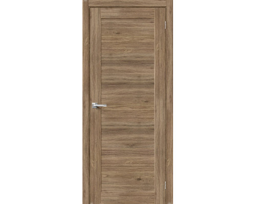 Дверь межкомнатная из эко шпона «Браво-21» Original Oak глухая
