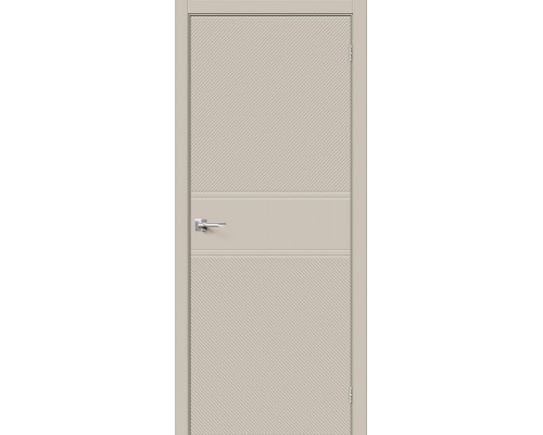Дверь межкомнатная крашенная «Граффити-27» Creamy (Эмаль) глухая