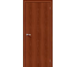 Ламинированная межкомнатная дверь «Гост-0» (Без усиления) Л-11 (ИталОрех) глухая