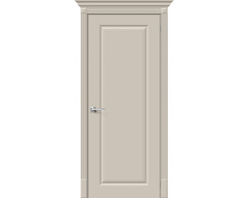 Дверь межкомнатная крашенная «Скинни-10» Creamy (Эмаль) глухая