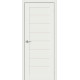 Дверь межкомнатная «Браво-22» White Matt остекление Magic Fog