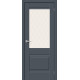Дверь межкомнатная «Прима-3» Stormy Matt остекление White Сrystal