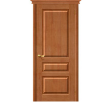 Дверь межкомнатная из Массива сосны «М5» Светлый лак глухая