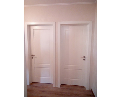 Дверь межкомнатная «Прима-12» White Mix глухая