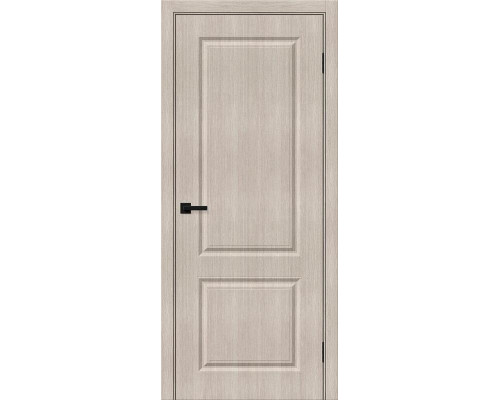 Дверь межкомнатная из эко шпона «Скинни-12» Cappuccino Melinga глухая