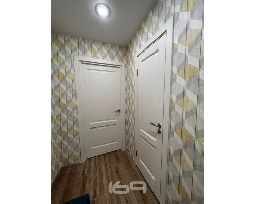 Дверь межкомнатная «Прима-12» White Matt глухая