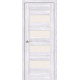 Дверь межкомнатная из эко шпона «Браво-23» Riviera Ice остекление Magic Fog