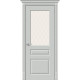 Дверь межкомнатная крашенная «Скинни-15.1» Grace (Эмаль) остекление художественное