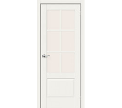Дверь межкомнатная «Прима-13.0.1» White Mix стекло белое сатинированное Magic Fog