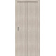 Дверь межкомнатная из эко шпона «Браво-0» Cappuccino Melinga глухая