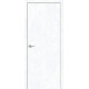 Дверь межкомнатная из эко шпона «Браво-0» Snow Art глухая