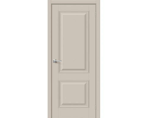 Дверь межкомнатная «Классик-12» Cream Silk глухая