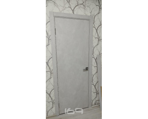 Дверь межкомнатная из эко шпона «Браво-0» Look Art глухая