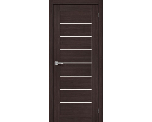 Дверь комплект с коробкой и наличниками Bravo ЭКО Браво-22 Wenge Melinga Magic Fog 200*60
