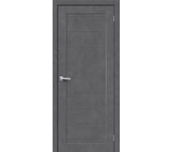 Дверь межкомнатная из эко шпона «Браво-21» Slate Art глухая