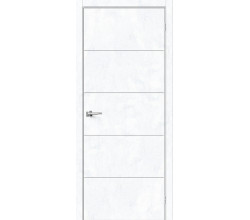 Дверь межкомнатная из эко шпона «Граффити-2.Д» Snow Art глухая