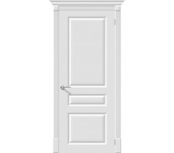 Дверь межкомнатная крашенная «Скинни-14» Whitey (Эмаль) глухая