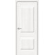 Дверь межкомнатная из эко шпона «Прима-2» White Dreamline глухая