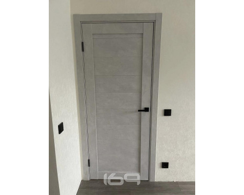 Дверь межкомнатная из эко шпона «Браво-21» Look Art глухая