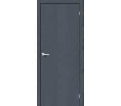 Дверь межкомнатная из эко шпона «Браво-0» Stormy Wood глухая