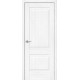 Дверь межкомнатная из эко шпона «Прима-2» Snow Melinga глухая