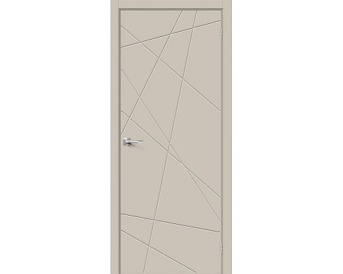 Дверь межкомнатная «Граффити-5.Д.П» Cream Silk глухая