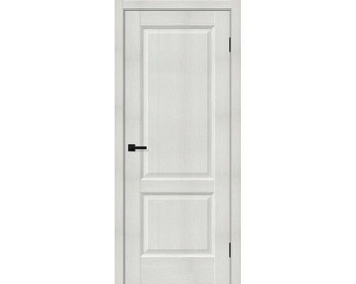 Дверь межкомнатная из эко шпона «Неоклассик-32» Bianco Melinga глухая