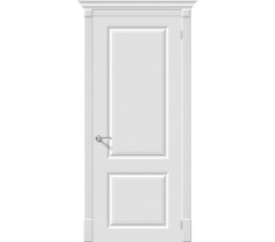 Дверь межкомнатная крашенная «Скинни-12» Whitey (Эмаль) глухая