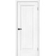 Дверь межкомнатная из эко шпона «Прима-0» Snow Melinga глухая