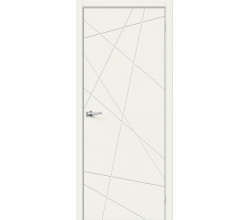 Дверь межкомнатная крашенная «Граффити-5» Whitey (Эмаль) глухая